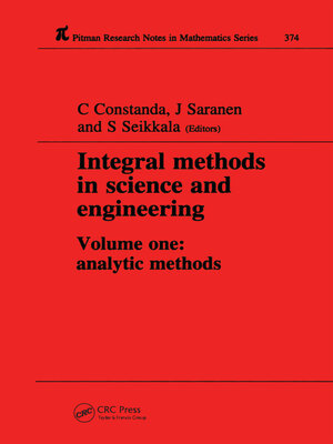 cover image of Integral Methods in Science and Engineering